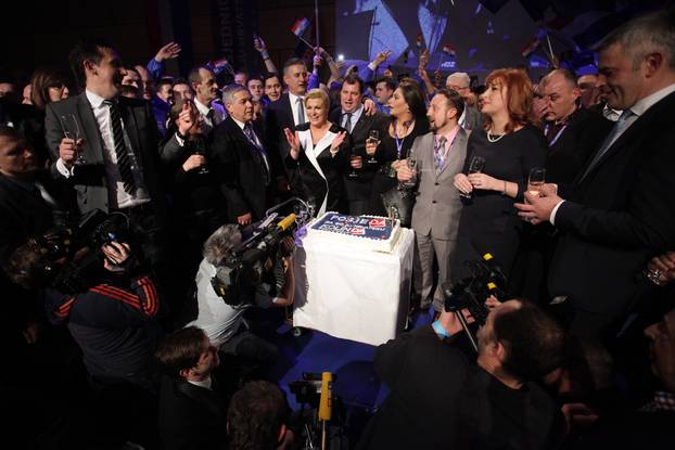 ARHIVA - 11.01.2015. Kolinda Grabar Kitarovi? je izabrana za prvu predsjednicu Republike Hrvatske 