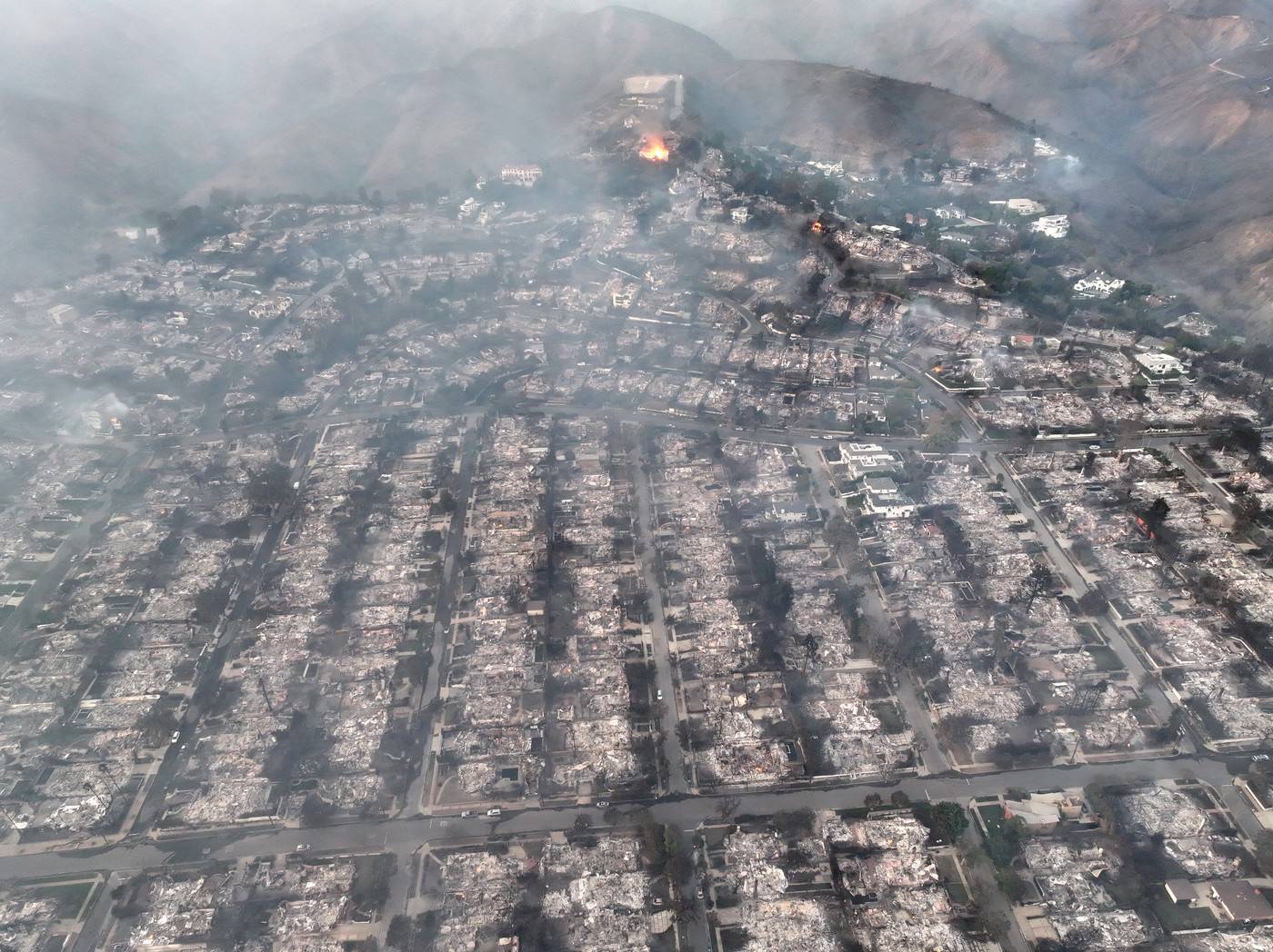 Pacific Palisades wildfire in Los Angeles