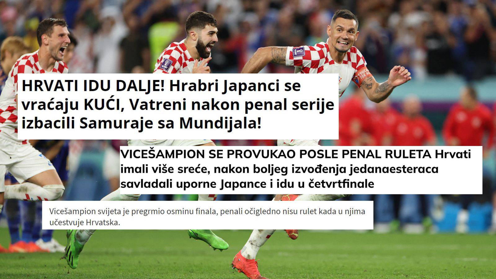 Mediji iz regije: Vatreni su imali sreće! Penali očito nisu rulet kada u njima sudjeluju Hrvati