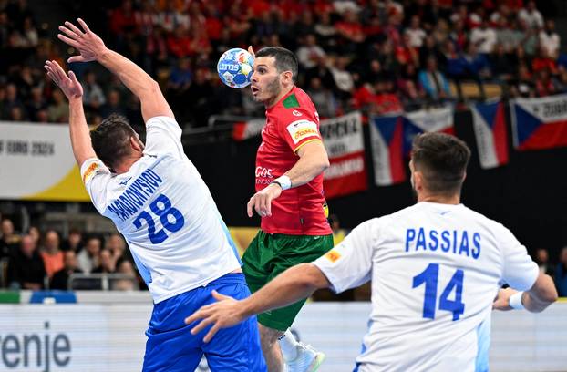 EHF 2024 Men's European Handball Championship - Preliminary Round - Group F - Portugal v Greece