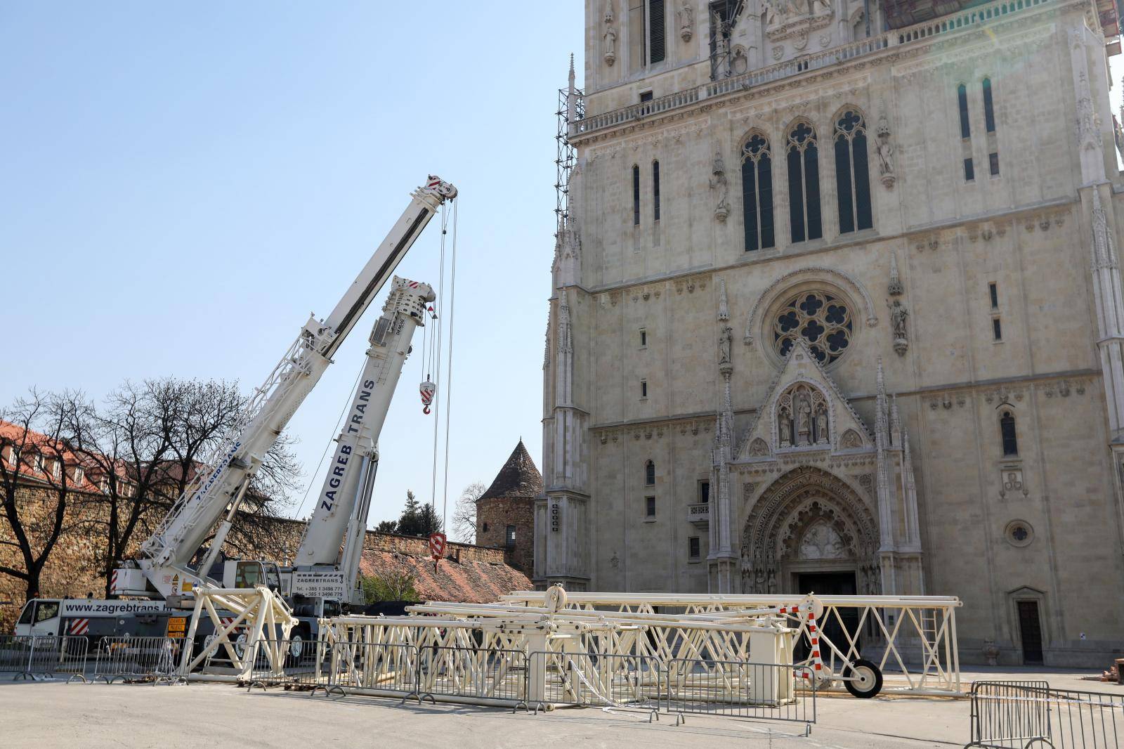 Zagreb: Nastavljeni pripremni radovi za sanaciju katedrale