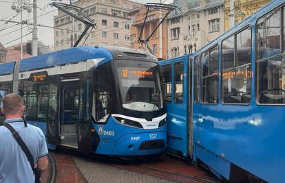 U Zagrebu se sudarili tramvaji