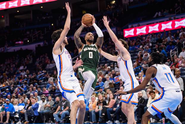 NBA: Preseason-Milwaukee Bucks at Oklahoma City Thunder