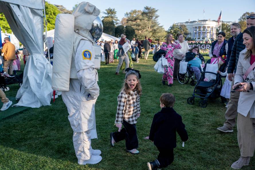 The Annual Easter Egg Roll Takes Place at the White House