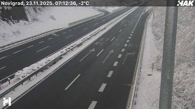 HAK: Snijeg ne pada, autoceste su očišćene. Upozorenje za ove dijelove Hrvatske