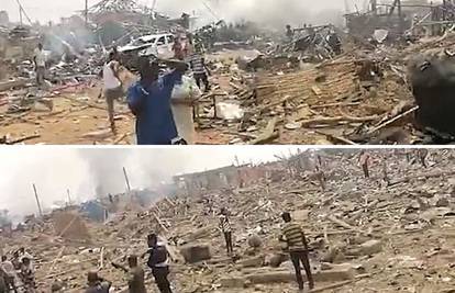 VIDEO U Gani je krater kao da je pala atomska bomba: 'Leševi su bili posvuda, ovo je tragedija'
