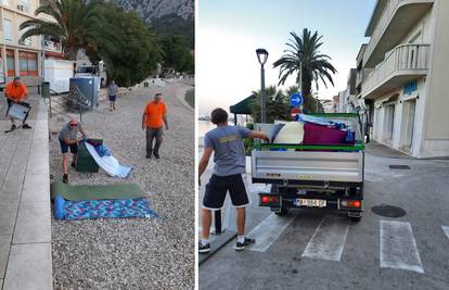 FOTO Stop rezervaciji na plaži: Općina Gradac u jutarnjoj akciji pokupila sve ručnike i rekvizite