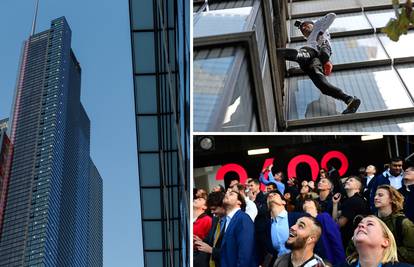 Spiderman 'osvojio' London: Uhitili ga na vrhu tornja Heron