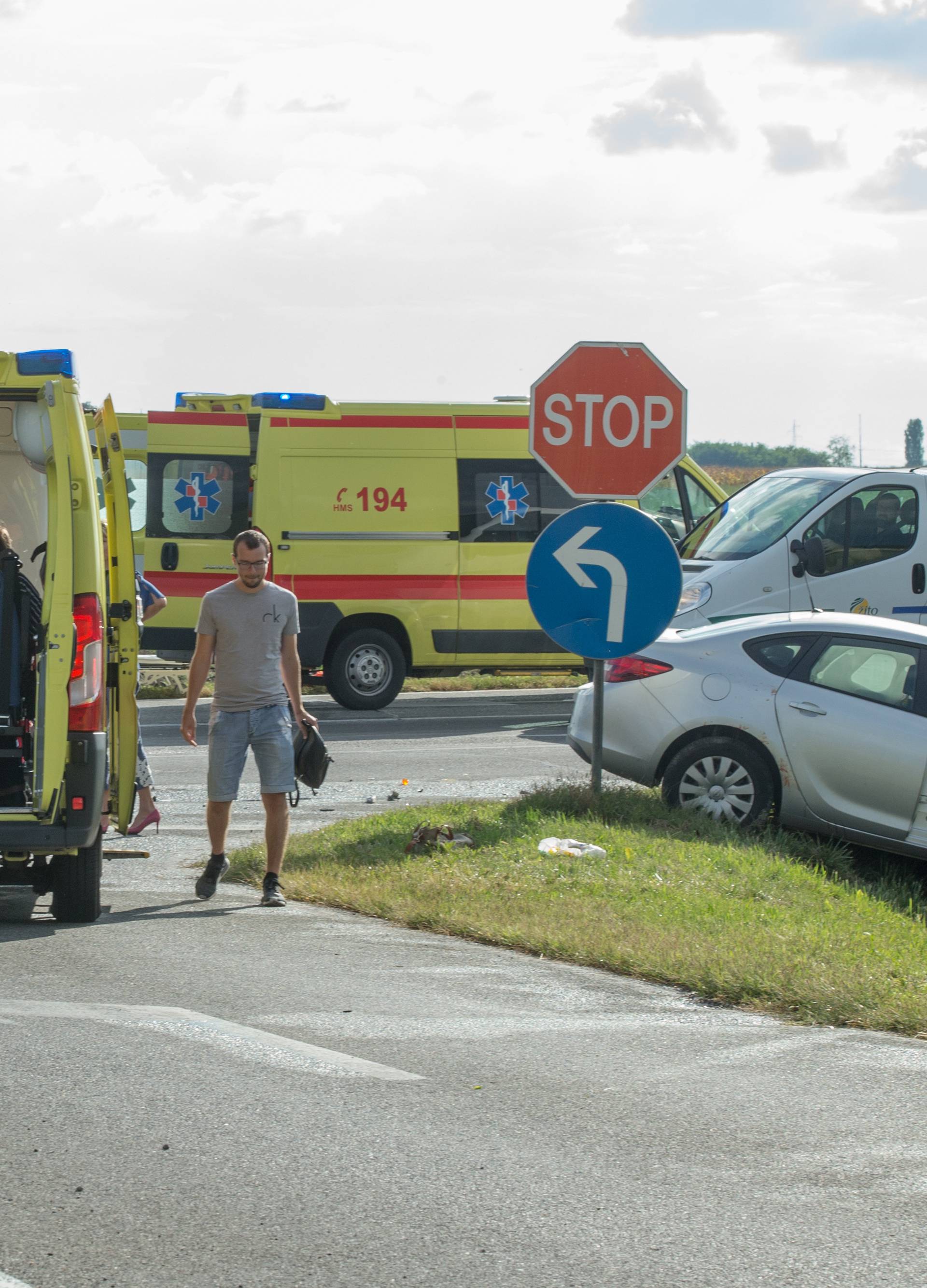 Osijek: Prometna nesreÄa na obilaznici, oÄevid u tijeku