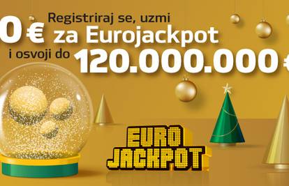 Registriraj se, uzmi 10 € za Eurojackpot i osvoji do 120.000.000 €