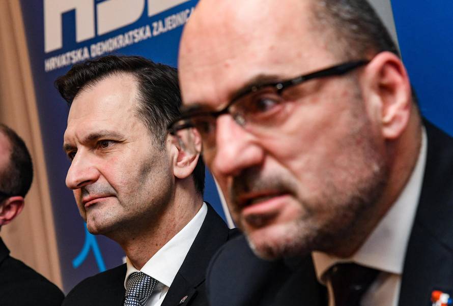 Zagreb: Izborni stožer tima "Opcija za promjene" na unutarstranačkim izborima u HDZ-u