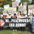 Oko 200 ljudi prosvjedovalo je protiv gradnje megafarme pili&cacute;a u naselju kraj Ludbrega