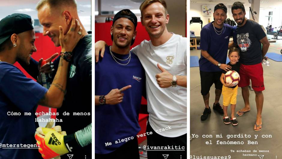 Ne može bez Barce: Neymar je opet posjetio bivše suigrače...