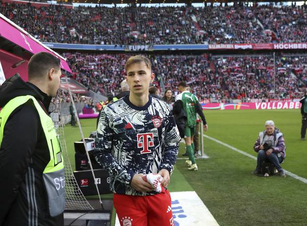 Fussball, Herren, Bundesliga, Saison 2023/2024, FC Bayern München - Borussia Mönchengladbach, Allianz Arena