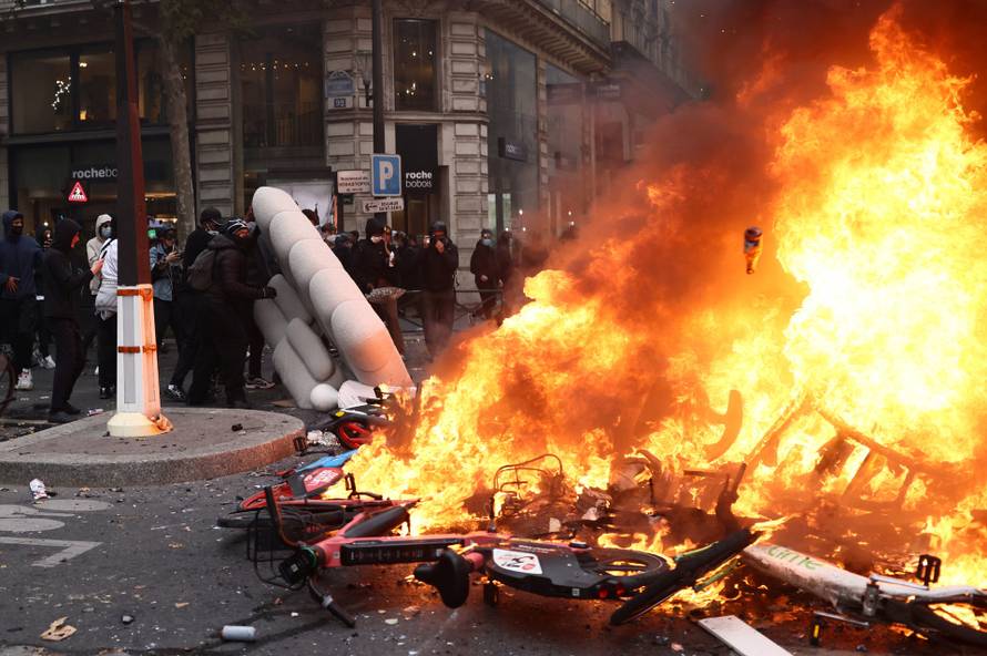 Nationwide protests in France against the cost of living
