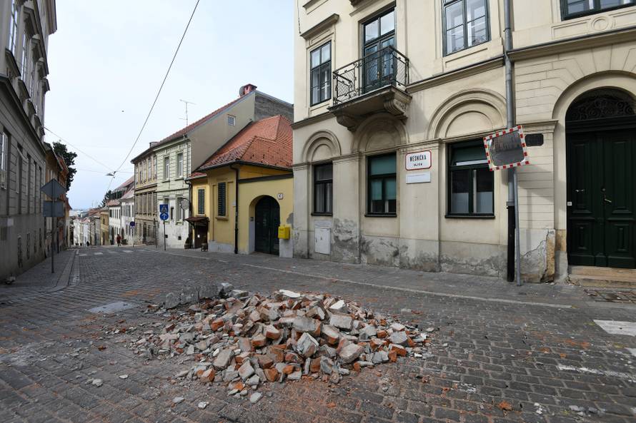 Zagreb: Oštećenja na Gornjem gradu nakon potresa