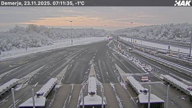 HAK: Snijeg ne pada, autoceste su očišćene. Upozorenje za ove dijelove Hrvatske