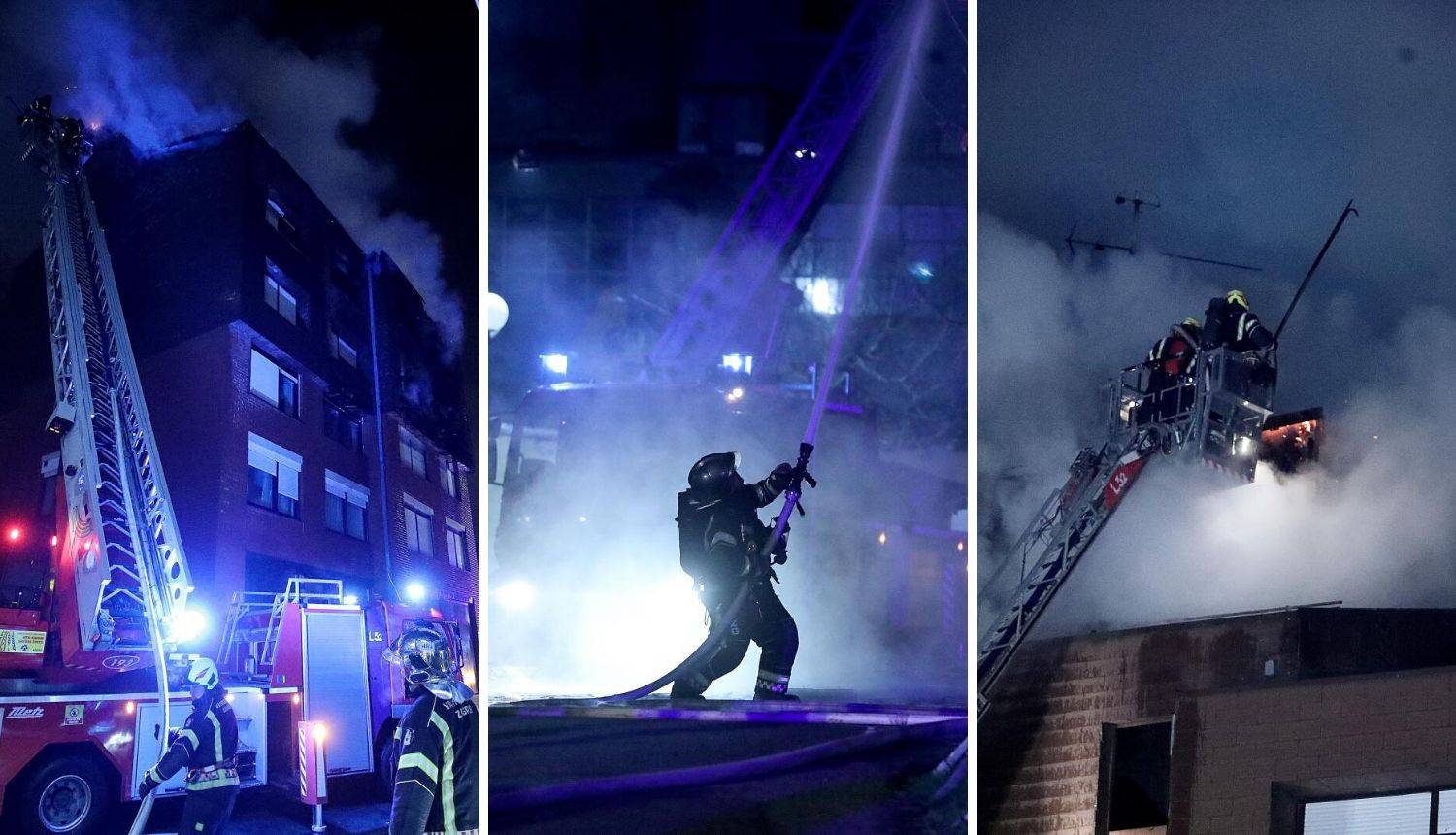 Vatrogasci i dalje na požarištu: 'Susjeda je vrištala, u šoku je'