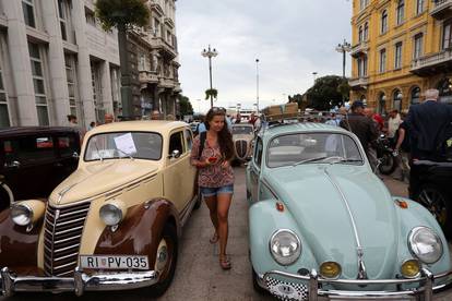 Dašak povijesti usred Rijeke: Tradicionalni susret oldtimera