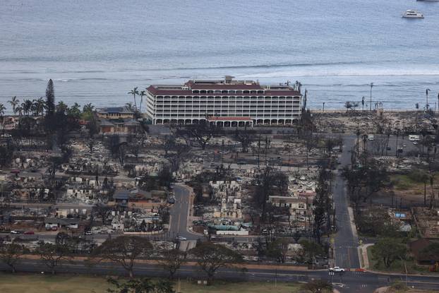 Wildfires driven by high winds hit Hawaiian island of Maui