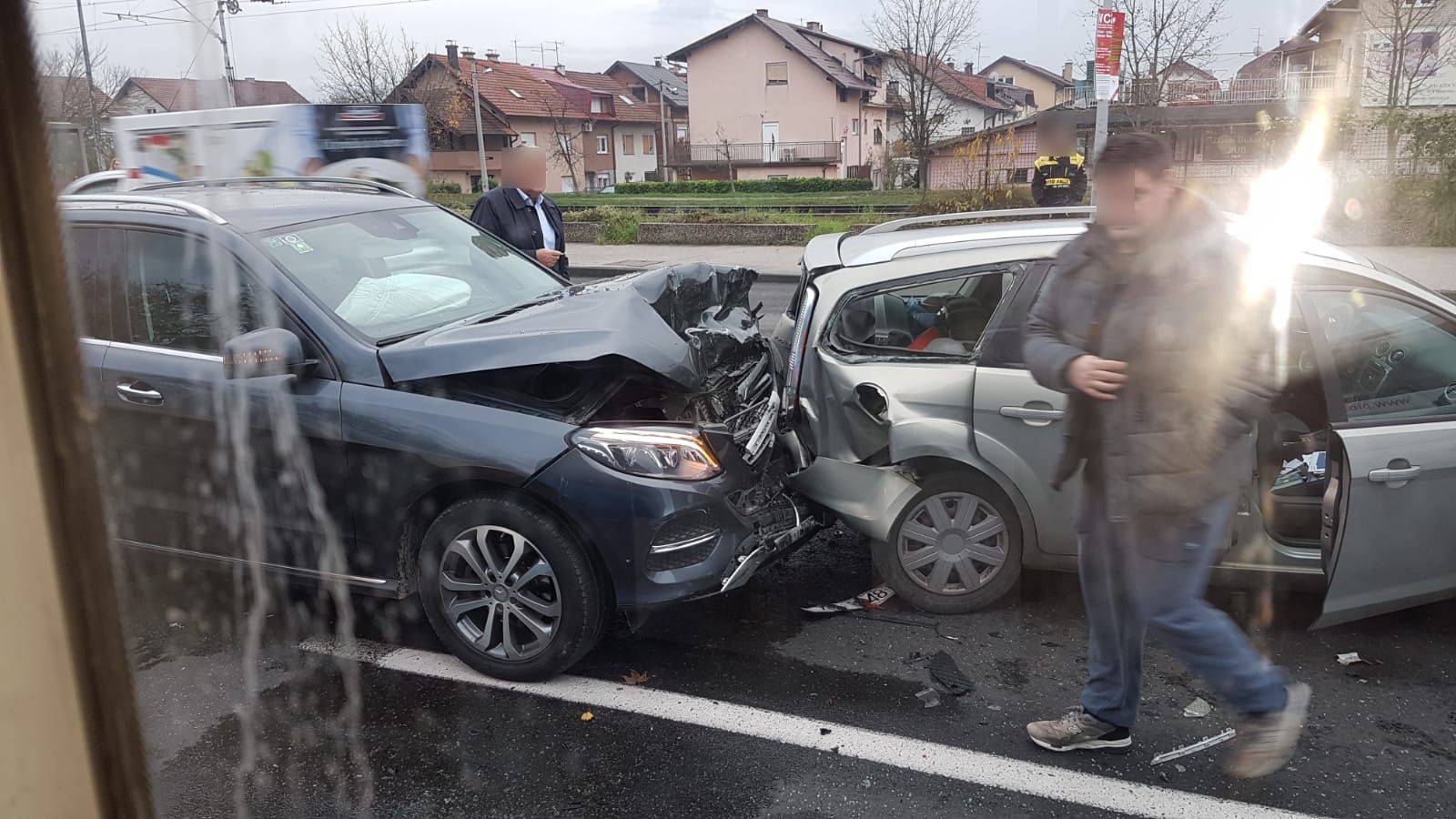 Lančani sudar u Zagrebu: 'Baš je bilo gadno, tamo uvijek jure'