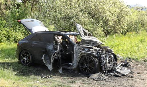 FOTO Buktinja u Zagrebu: Na ulici izgorio luksuzni Audi Q8