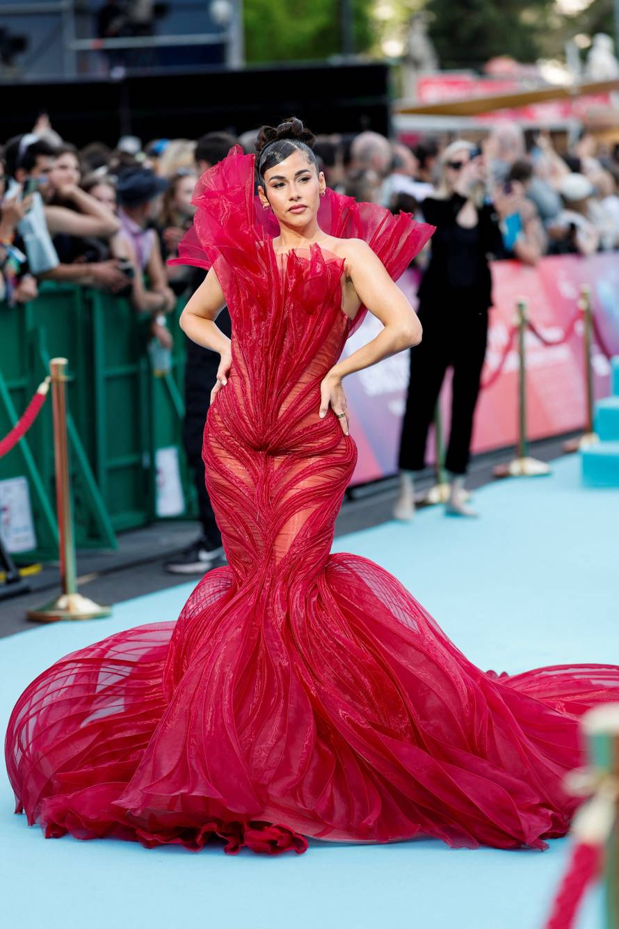 Eurovision Song Contest's 'Turquoise Carpet' event in Vienna