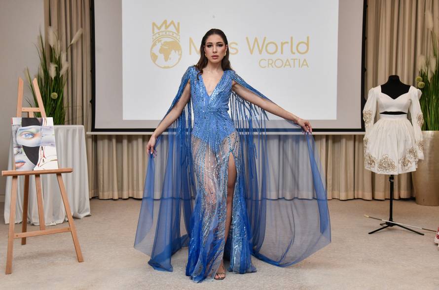Zagreb: Konferencija za medije povodom odlaska Lucije Begić na izbor za Miss svijeta