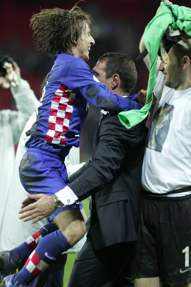 ARHIVA - 21.11.2007. Hrvatska nogometna reprezentacija na Wembleyju pobijedila Englesku 3-2