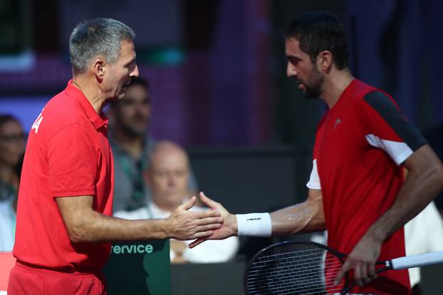 Malaga: Hrvatska protiv Španjolske na Davis Cupu, Marin Čilić - Pablo Carreno Busta