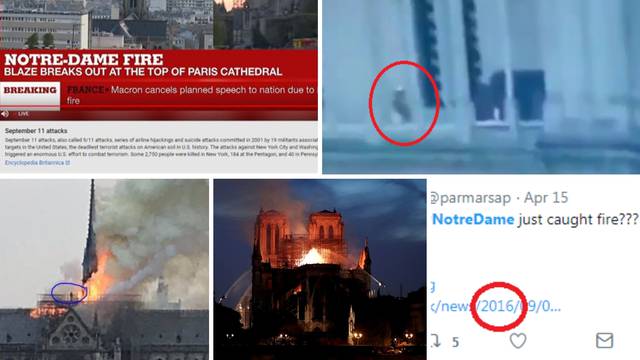 'Detektivi' s društvenih mreža: 'Notre Dame su zapalili, evo ih'