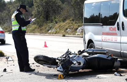 Prizori užasa kod Šibenika: U prometnoj poginuo motociklist