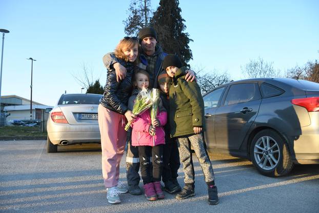 Koprivnica: Ukrajinac Oleksandae dočekao svoju obitelj iz Kijeva