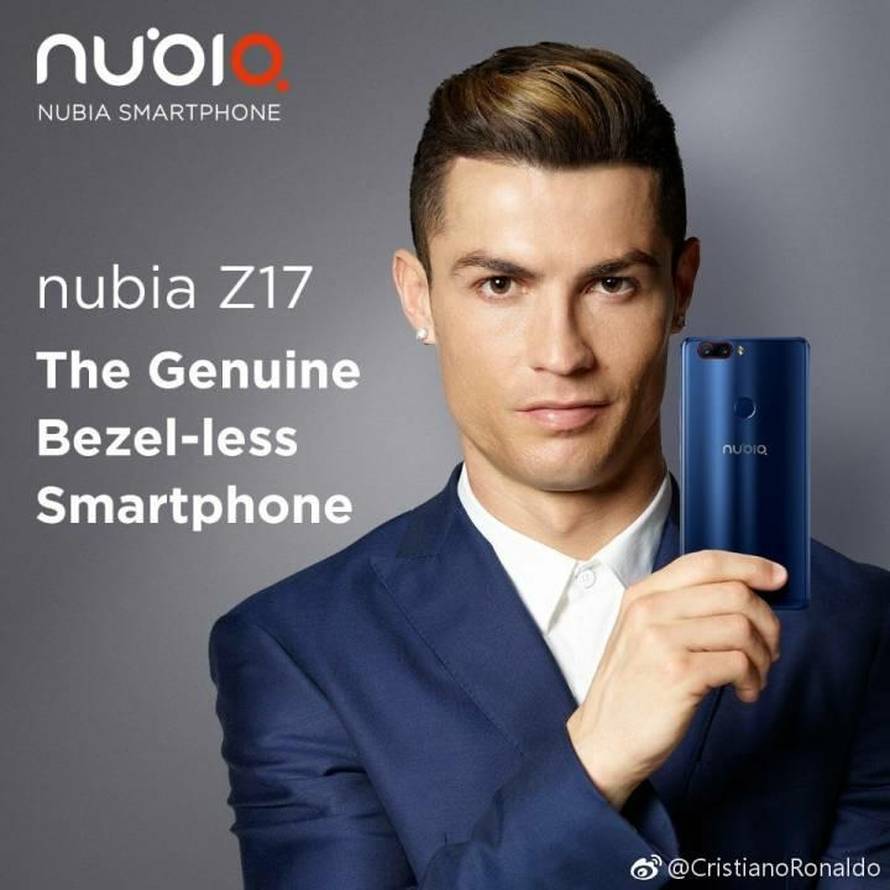 I Ronaldo ga voli: Nubia Z17 je prvi s ekstremnim punjenjem