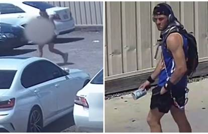 Šokantna snimka: Ukrao auto pa bebu ostavio u kartonskoj kutiji! Policija ga sad traži