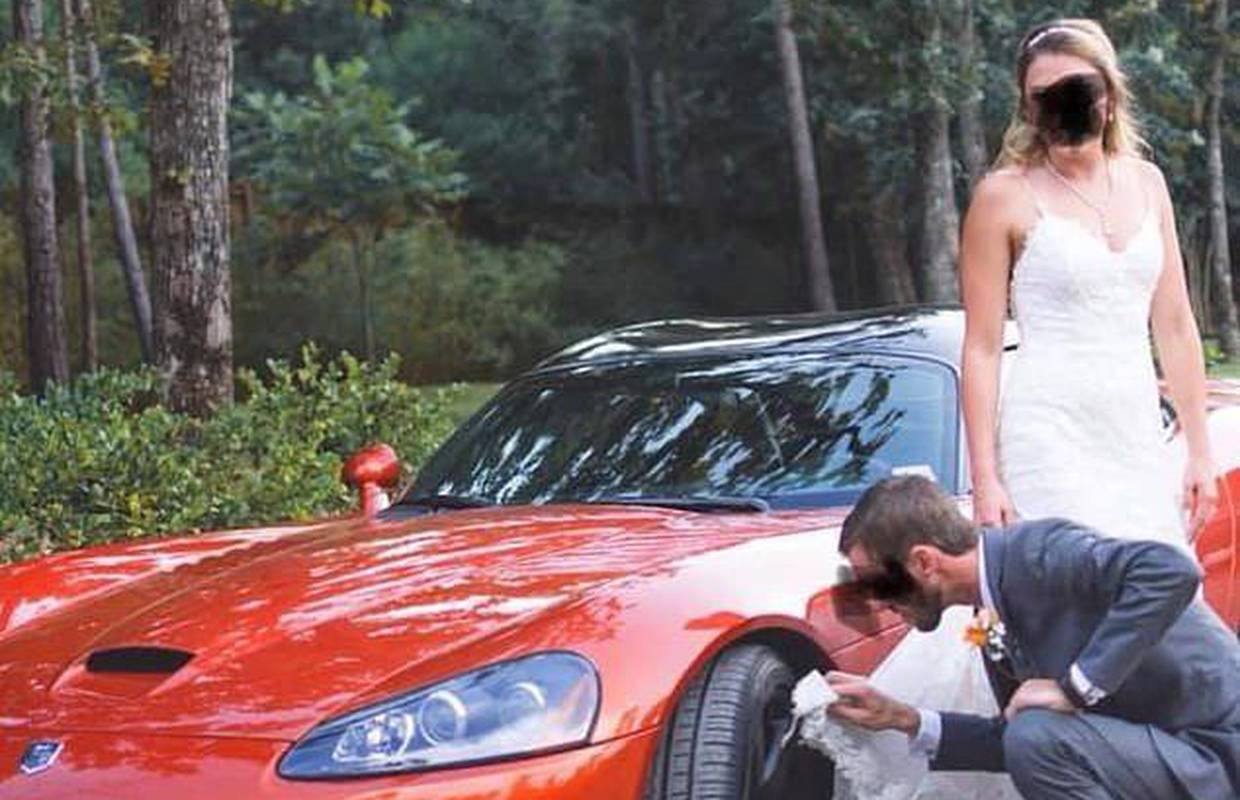 'Boli me duša, vjenčanicom je obrisao gumu automobila...'