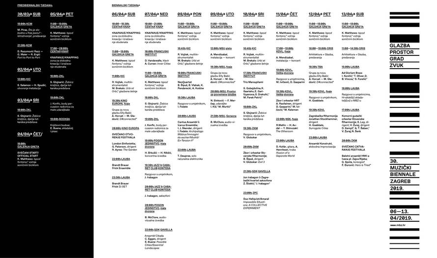 Muzički biennale Zagreb objavio bogati program