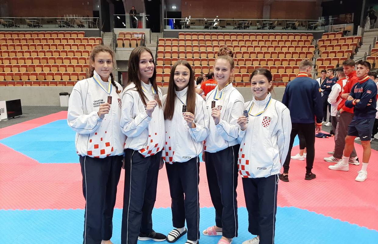 Hrvatska osvojila pet medalja na Europskom u taekwondou