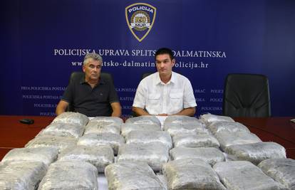 Splitska policija pronašla 27 kg 'trave' vrijedne milijun kuna
