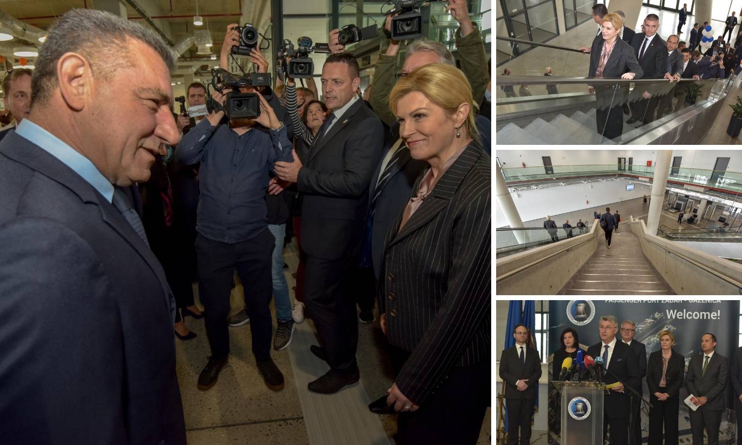 Kolinda otvorila novi terminal, u Gaženicu stigao i Gotovina