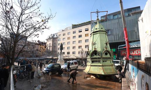 FOTO Pravoslavna crkva u Zagrebu oštećena u potresu, danas počelo skidanje zvonika