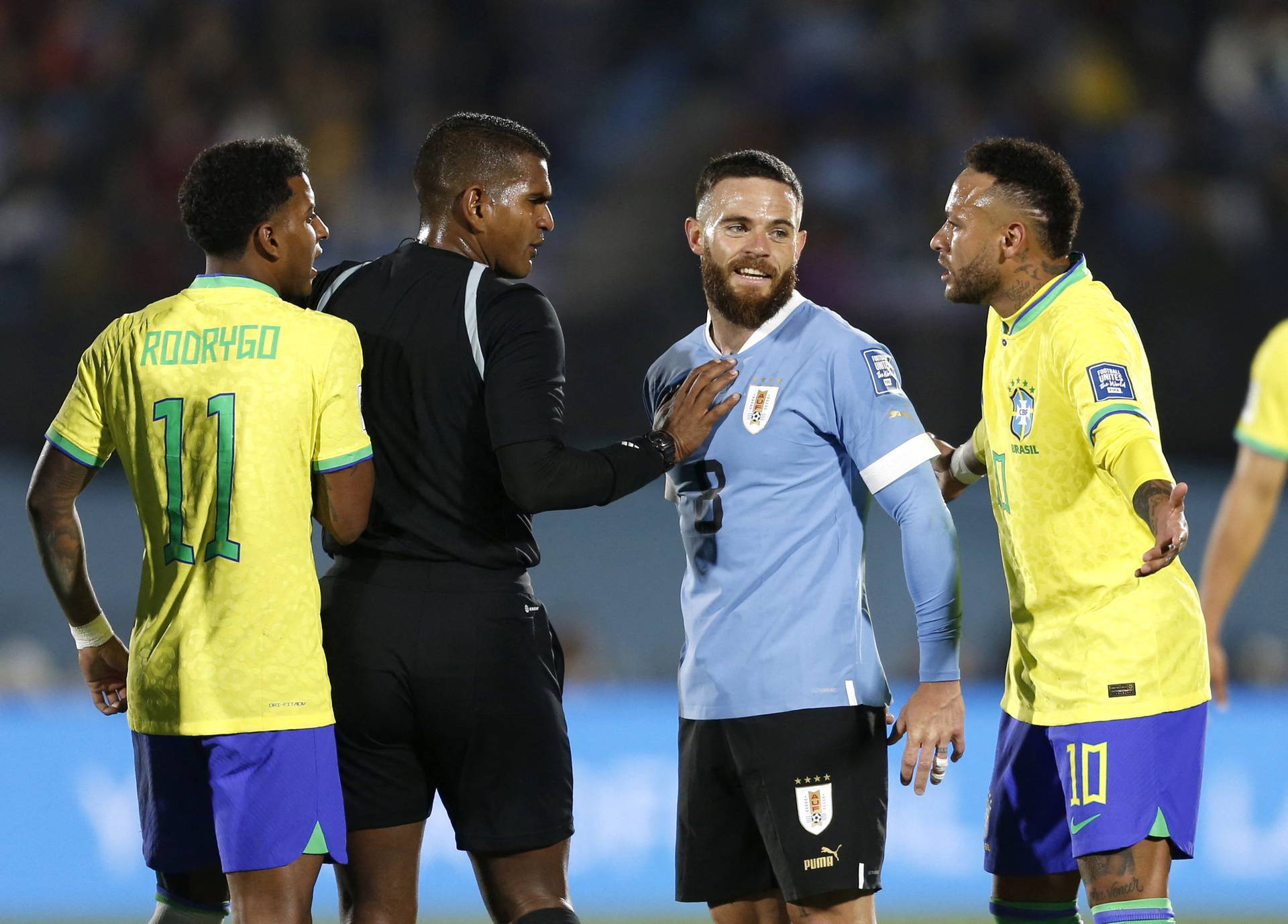 World Cup - South American Qualifiers - Uruguay v Brazil