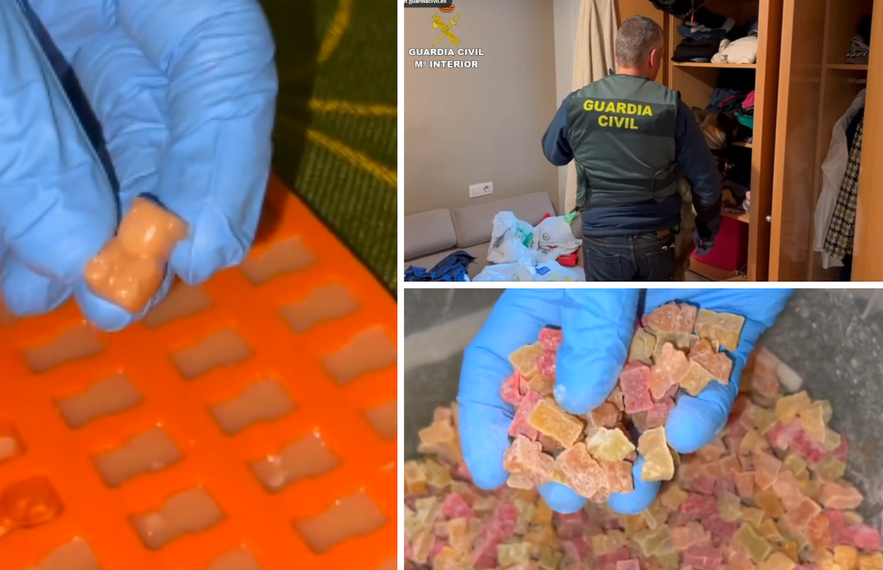 VIDEO Tajni laboratorij u centru Barcelone: Gumene bombone s marihuanom slali i u Hrvatsku