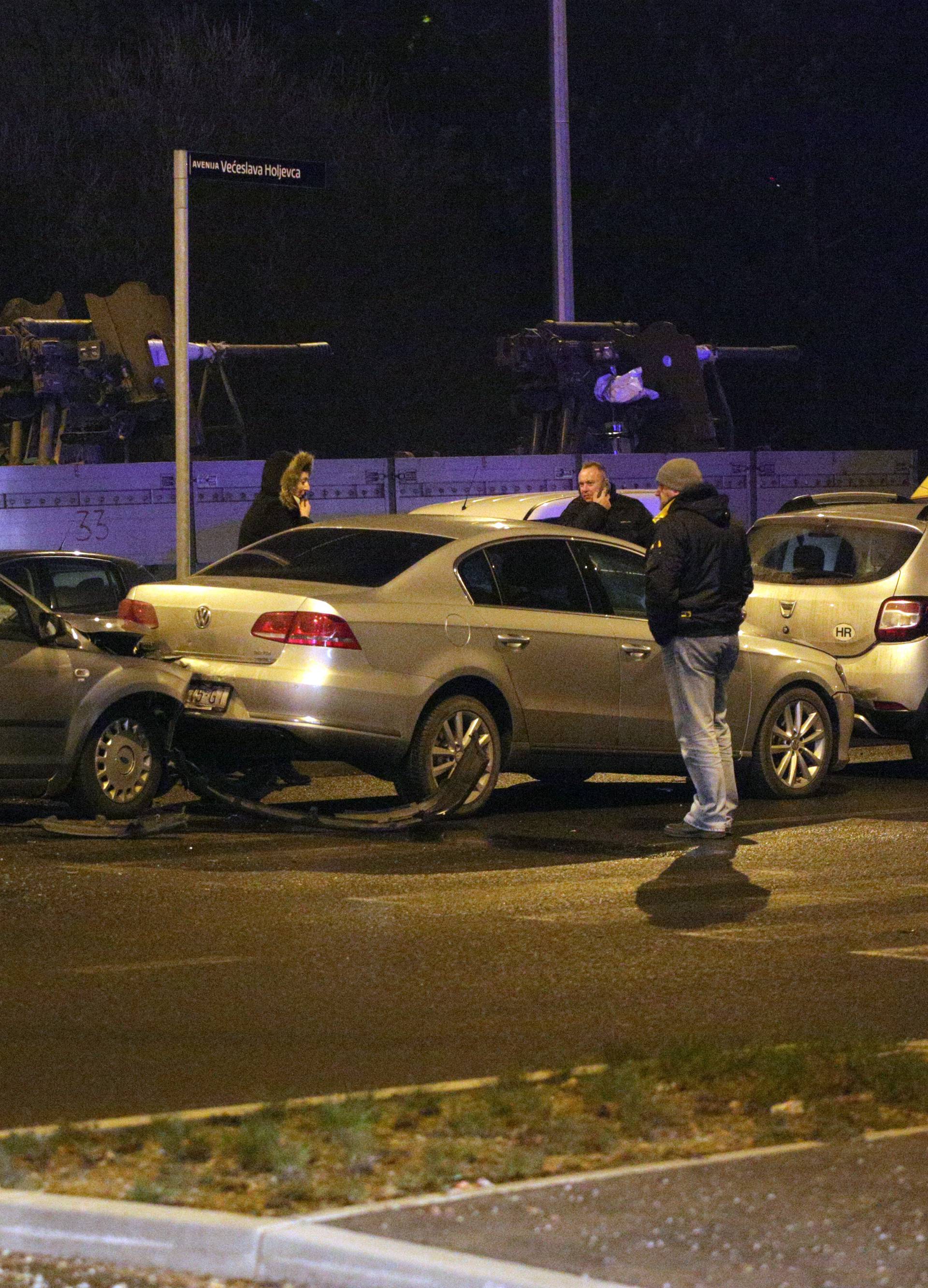 Lančani sudar u Zagrebu: Nije nitko stradao, nastala je gužva