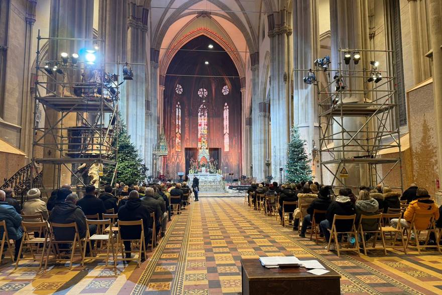 Prva polno&cacute;ka u zagreba&ccaron;koj katedrali nakon obnove od potresa