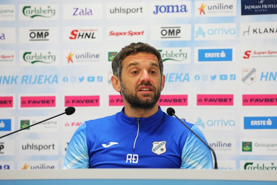 Rijeka: Trener Đalović i igrač Manev na konferenciji HNK Rijeke