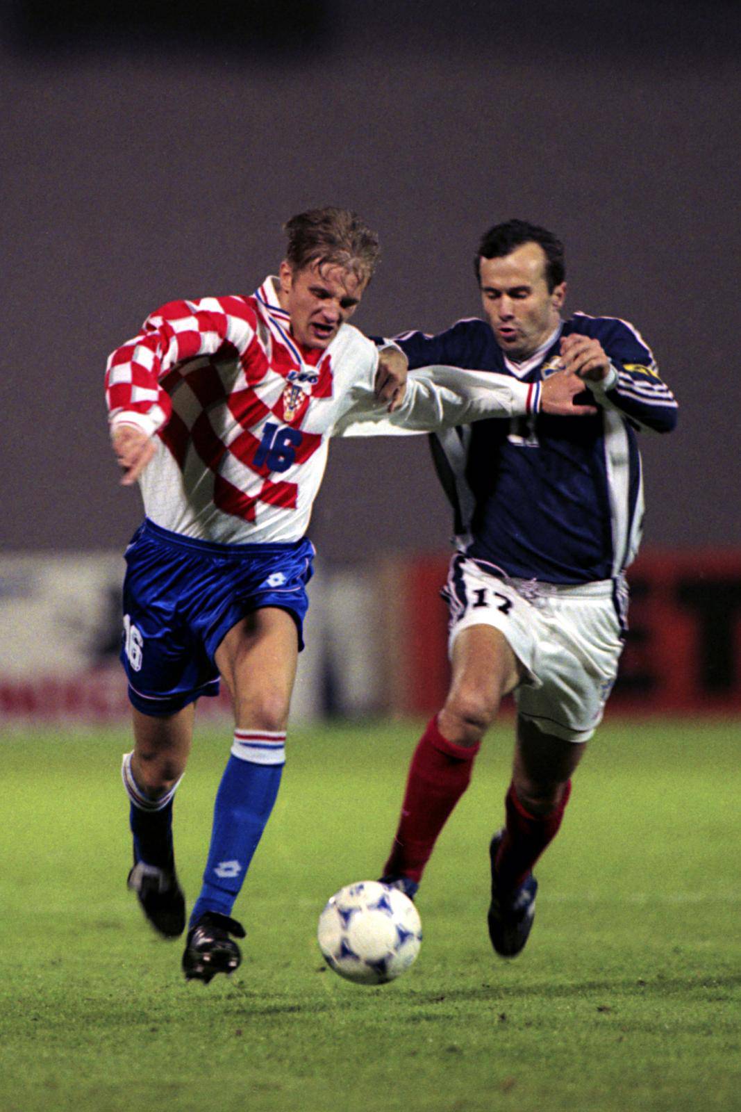Zagreb: Kvalifikacije za EP u nogometu, Hrvatska - Jugoslavija, 9.10.1999.