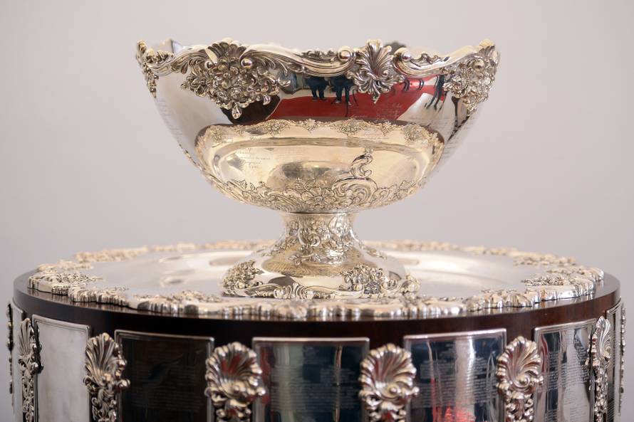 VaraÅ¾din: Predstavljanje Davis Cup trofeja