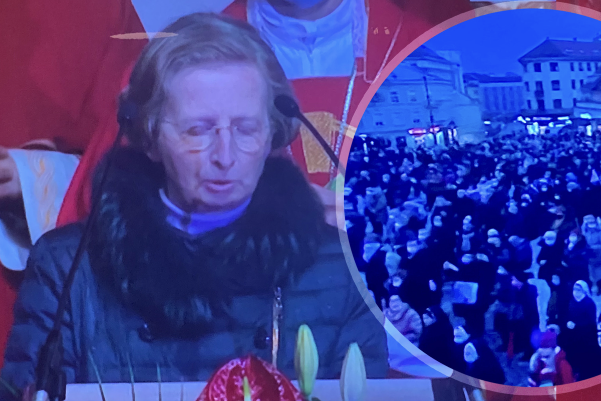 'Nisam držala govor, čitala sam, nisam bila bez maske, samo sam je nakratko skinula s lica'