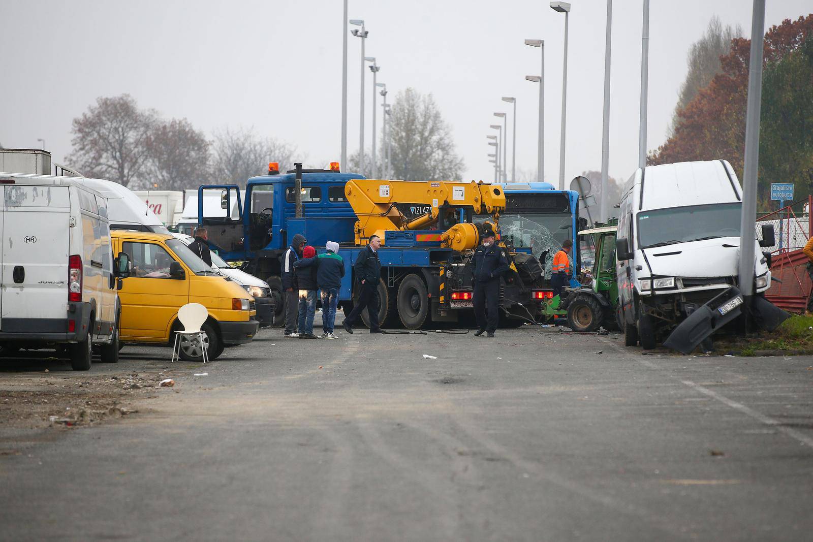 Zagreb: Prometna nesreća ZET-ovog autobusa na Zelenoj tržnici